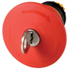 EATON INDUSTRIES - Pulsante d'emergenza/off, RMQ-Titan, Palmare 60 mm, Non illuminato, sblocco a chiave, rosso/giallo, RAL 3000, M22-PVS60P-RS Fungo D.60mm Rot Ch Ron.