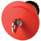 EATON INDUSTRIES - Pulsante d'emergenza/off, RMQ-Titan, 60 mm, Npn luminoso, sblocco a chiave, selezionabile, rosso, giallo, RAL 3000, FUNGO EM D.60MM ROT CH.
