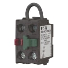 EATON INDUSTRIES - Elementi di contatto self-monitoring, Morsetti a vite, Fissaggio in custodia, 1 NA, 1 NC, 24 V 3 A M22-KC01SMC10 CONT MON SIC FONDO X M22-P.