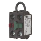 EATON INDUSTRIES - Elementi di contatto self-monitoring, Morsetti a vite, Fissaggio in custodia, 1 NA, 1 NC, 24 V 3 A M22-KC01SMC10 CONT MON SIC FONDO X M22-P.