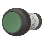EATON INDUSTRIES - Pulsante piatto permanente 1NA collegamento bullone verde senza scritta anello frontale nero C22S-DR-G-K10.