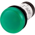 EATON INDUSTRIES - Indicatore luminoso piatto con collegamento a vite, lente e LED verdi, 24 V AC/DC C22-L-G-24.
