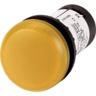 EATON INDUSTRIES - Indicatore luminoso piatto con collegamento a bullone, lente gialla e LED bianco 24 V AC/DC C22-L-Y-24.