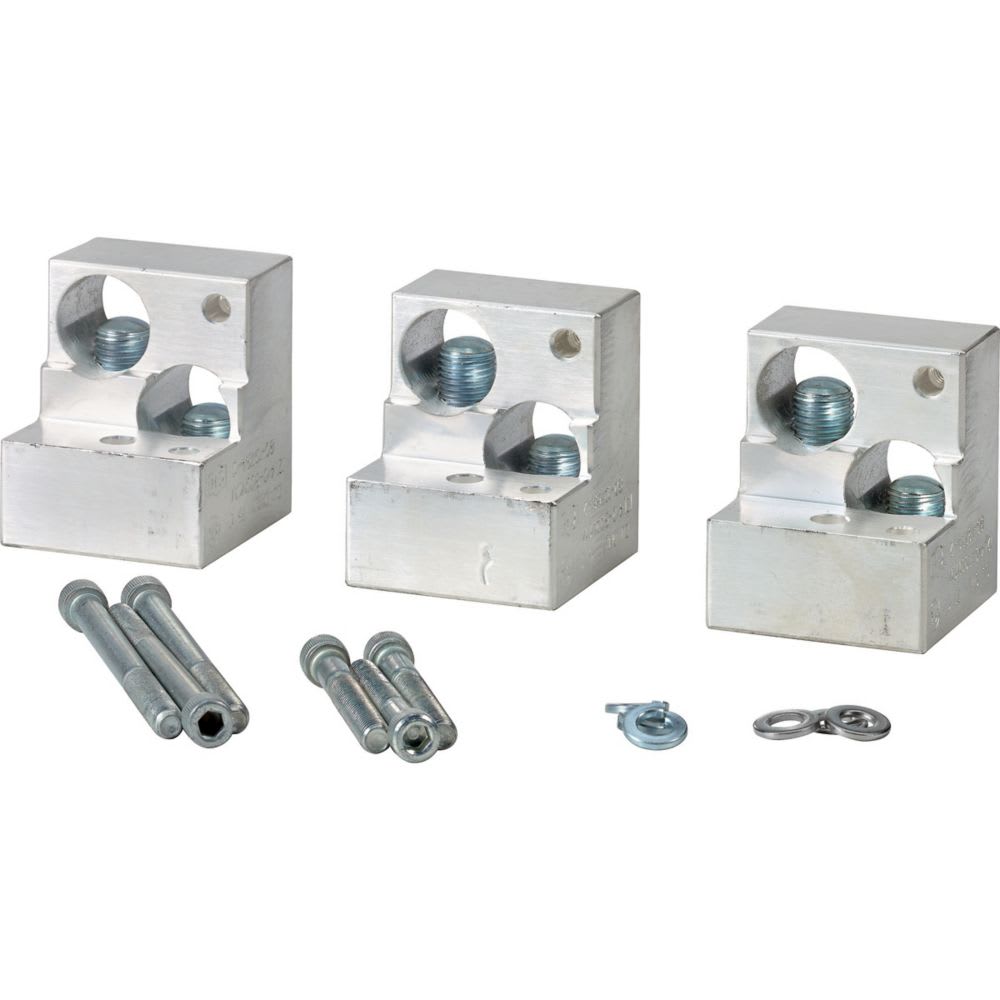 EATON INDUSTRIES - EML24 2 cavi 107,2 - 253 mmq - morsettiera 2 x 4/0-500 MCM, 120-240 mm², utilizzo con S801+, S811+, grandezze T e U.