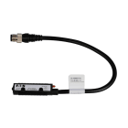 EATON INDUSTRIES - Sensore fotoelettrico a riflessione Sn=610mm 4L 10-30VDC NPN PNP M18 materiale isolante M12 13100AQD07 sensore ottico riflessione diffusa configurazione M12.