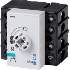 EATON INDUSTRIES - Sezionatore di potenza DCM 40A 3P + N (fisso) con Funzione di arresto opzionale e Collegamento orizzontale.