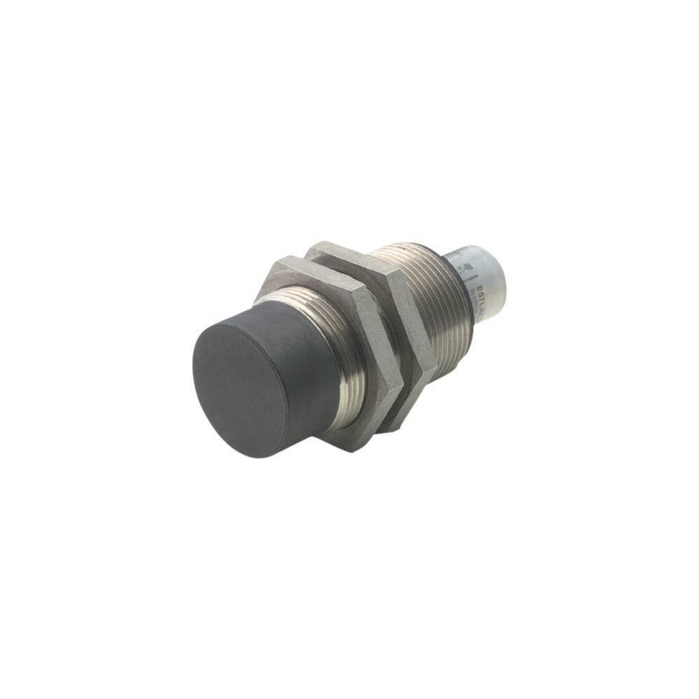 EATON INDUSTRIES - Interruttore di prossimita E57 Premium+ Series, 1 NC, A 2 fili, 20 - 250 V AC, M30 x 1,5 mm, Sn= 15 mm, Sporgente, Acciaio inox, Collegamento a spina.