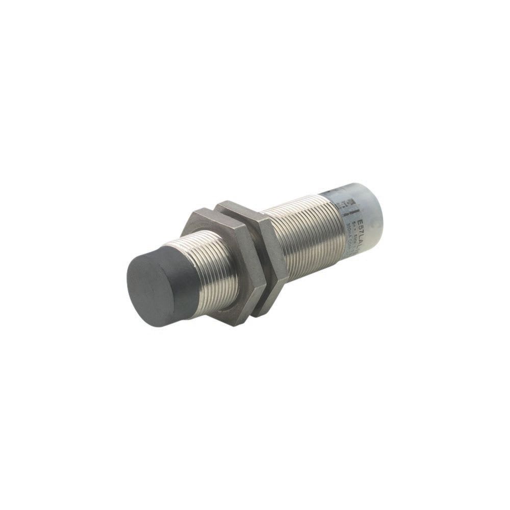 EATON INDUSTRIES - Interruttore di prossimità E57 Premium+ Short-Series, 1 NC, A 2 fili, 40-250 V AC/DC, M18 x 1 mm, Sn= 8 mm, Sporgente, NPN/PNP, Acciaio.