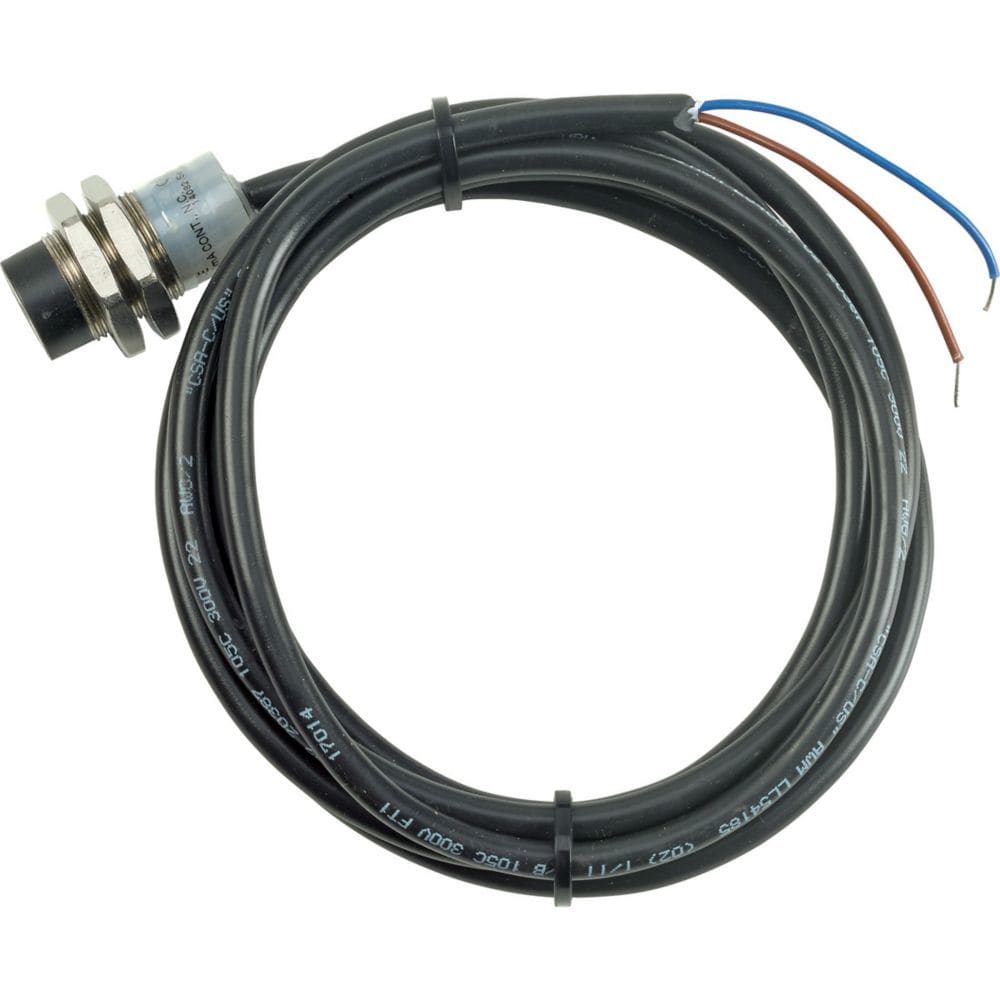 EATON INDUSTRIES - E57 Premium+ Interruttore di Prossimità Short-Series, 1 NC, A 2 Fili, 40-250 V AC, M18 x 1 mm, Sensore 8 mm Sporgente Acciaio Inox Cavo 2M.