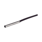 EATON INDUSTRIES - Interruttore di prossimità E57 Miniature Series, 1 NA, 3 fili, 10-30 V DC, 4 mm, Sn=0,8 mm, Piatto, NPN, Acciaio inox, Cavo di collegamento 2 m.