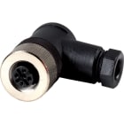 EATON INDUSTRIES - CSDR4 connettore a 90 gradi per sensore 4 poli, giunto M12 angolato.