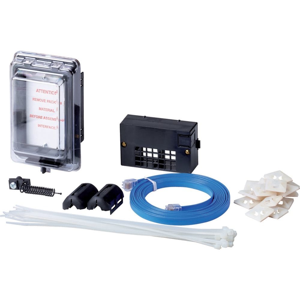 EATON INDUSTRIES - Kit montaggio tastiera remota cavo 2,4m con connettori RJ45, 8 poli per organo di comando EMA91 del softstarter S811+.