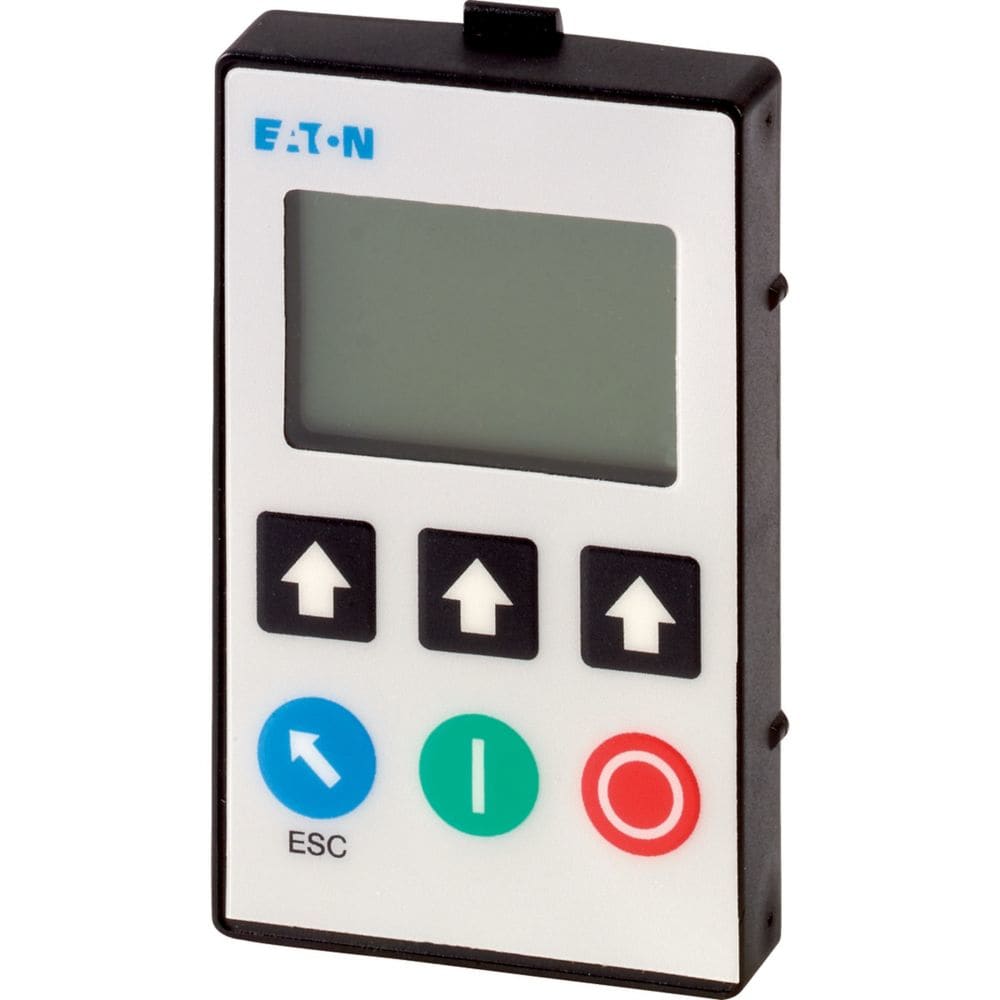EATON INDUSTRIES - Organo di comando con display LCD illuminato, tasti di comando e funzione, grado di protezione IP54, connettore RJ45, 8 poli per softstarter S811+.
