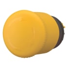 EATON INDUSTRIES - Pulsante di arresto RMQ-Titan a fungo 38 mm giallo RAL 9005 sblocco rotativo M22Y-PVT pulsante emergenza giallo sblocco rotativo.