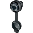 EATON INDUSTRIES - Connettore da incasso RJ45 8/8 Cat. 5e, Ghiera frontale nero M22S Operativo Tipo RJ45.