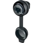 EATON INDUSTRIES - Connettore da incasso RJ45 8/8 Cat. 5e, Ghiera frontale nero M22S Operativo Tipo RJ45.