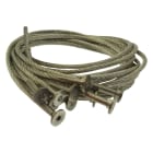 EATON INDUSTRIES - Cartuccia fusibile a espulsione 15SBR100, 100A, 15KV, 8kA, 533mm, ANSI, Ponticello di collegamento rigido, testa tonda NEMA estraibile.