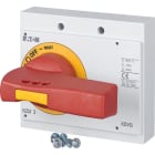 EATON INDUSTRIES - Maniglia rotativa giallo-rossa lucchettabile, grandezza 3, IEC.