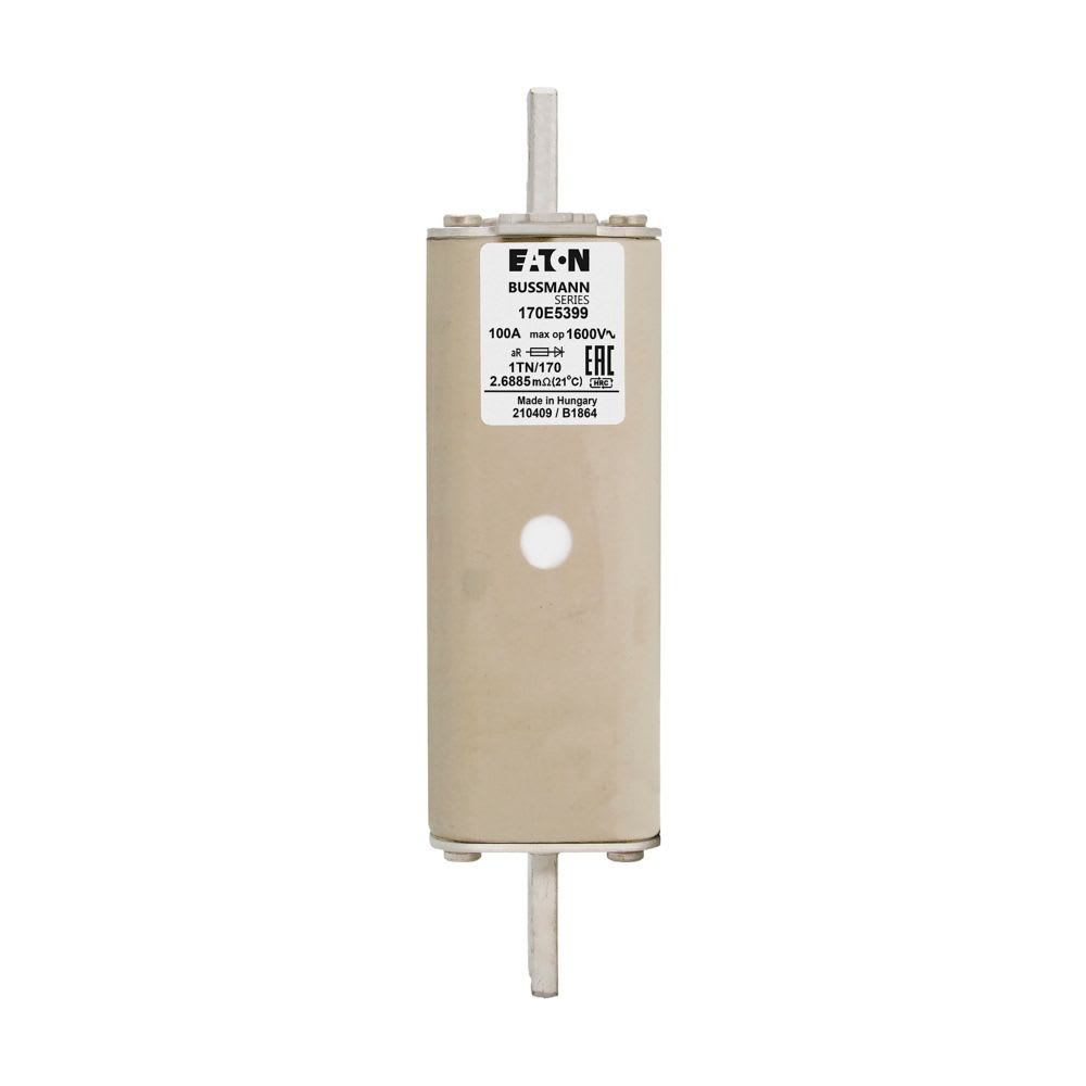 EATON INDUSTRIES - Cartuccia fusibile extra rapido 100A 1600V DIN 1 speciale aR IEC con indicatore 170E5399 FUSE 1TN/170 AR 170E5399
