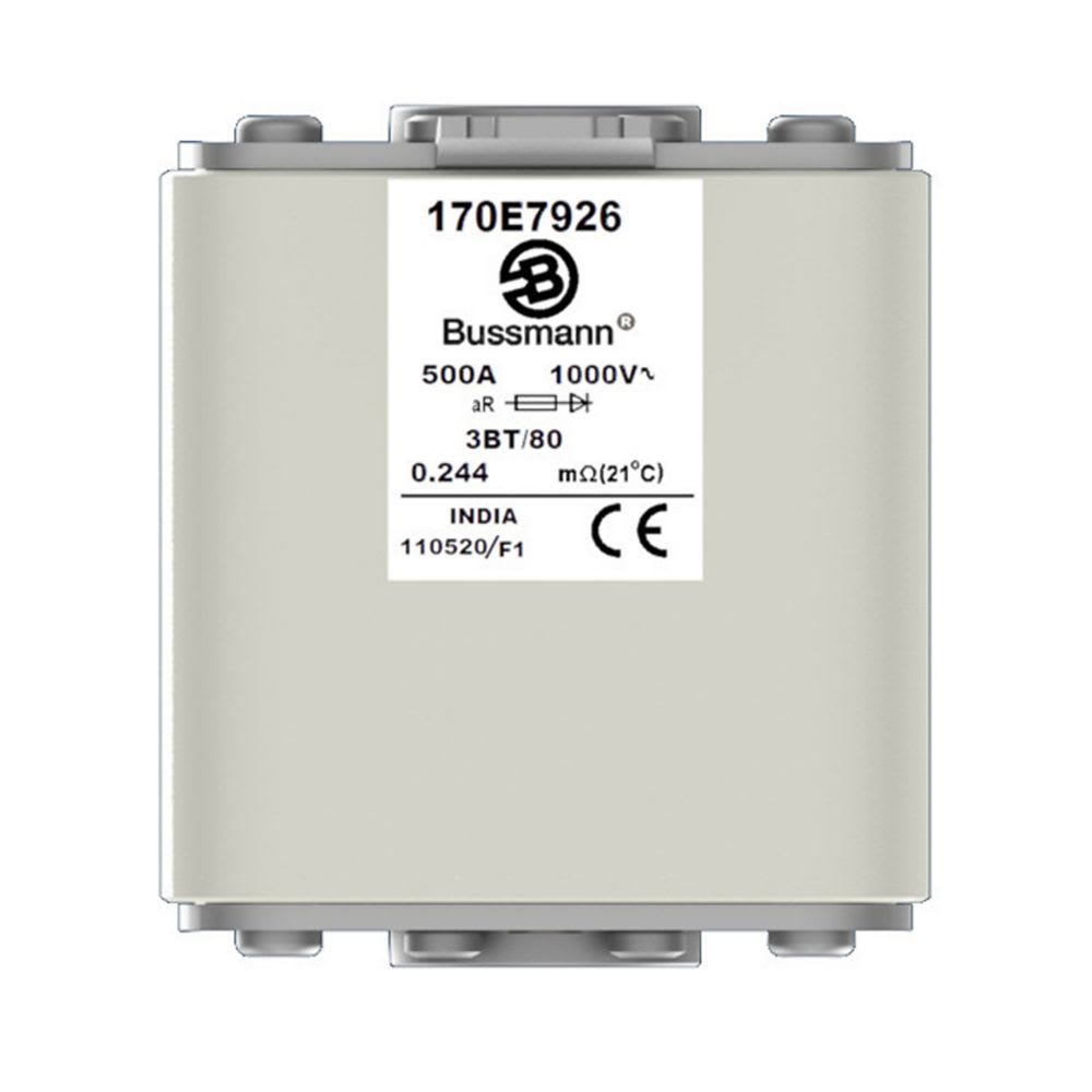 EATON INDUSTRIES - 170E7926 FUSE 500A 1000V 3BTN/80 AR 170E7926