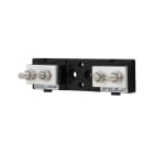 EATON INDUSTRIES - Base fusibili corsa rapida 400A AC 1000V UR 43653 DIN 00 000 IEC zoccolo portafusibili centro fisso 80mm.