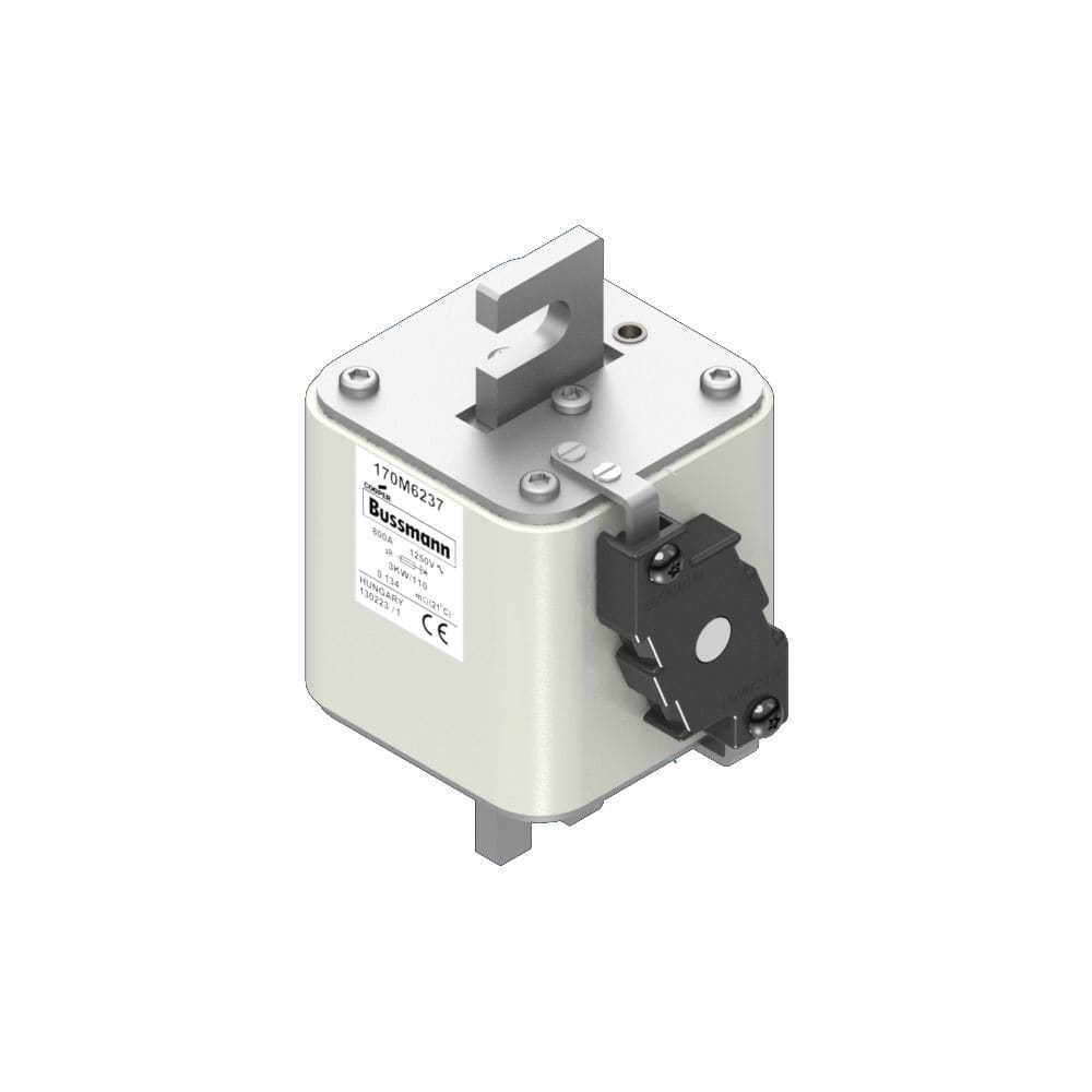 EATON INDUSTRIES - Cartuccia fusibile extra-rapido 800A 1250V 3KW/110 AC 3,74 x 92 x 141 mm aR IEC indicatore singolo.