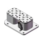 EATON INDUSTRIES - Cartuccia fusibile extra-rapido 4000A 1100V 2 dimensioni 4 250x145x89mm aR IEC indicatore tipo K 170M7632 24SBKN/90 WAR.