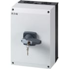 EATON INDUSTRIES - Sezionatore DMM 125A 4 poli cob manopola grigia serratura cilindro CI-K5 DMM-125/4/I5/C-G.