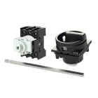 EATON INDUSTRIES - Interruttore generale P1 32A a comando rinviato 3 poli con funzione di arresto maniglia rotativa nera corona di blocco lucchettabile in posi.