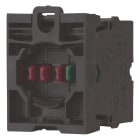EATON INDUSTRIES - Combinazione di elemento di contatto e monitoraggio automatico M22-K01SMC10 con morsetti a vite, adattatore per montaggio M22-AK12SMC10 completo.