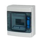 EATON INDUSTRIES - IKA-1/6-OT CENTR. IP65 6M P.TRASP. Quadro distribuzione 1R 6 unitÃ passo senza morsetti.