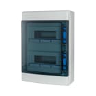 EATON INDUSTRIES - Quadro di distribuzione IKA IP65 2R 24 unita passo trasparente.