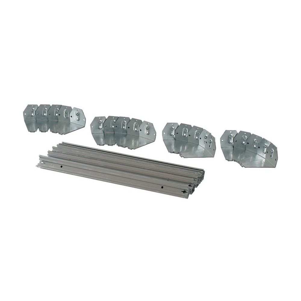 EATON INDUSTRIES - Guida DIN 24UM XEB-L 600mm con torri di fissaggio fisse.