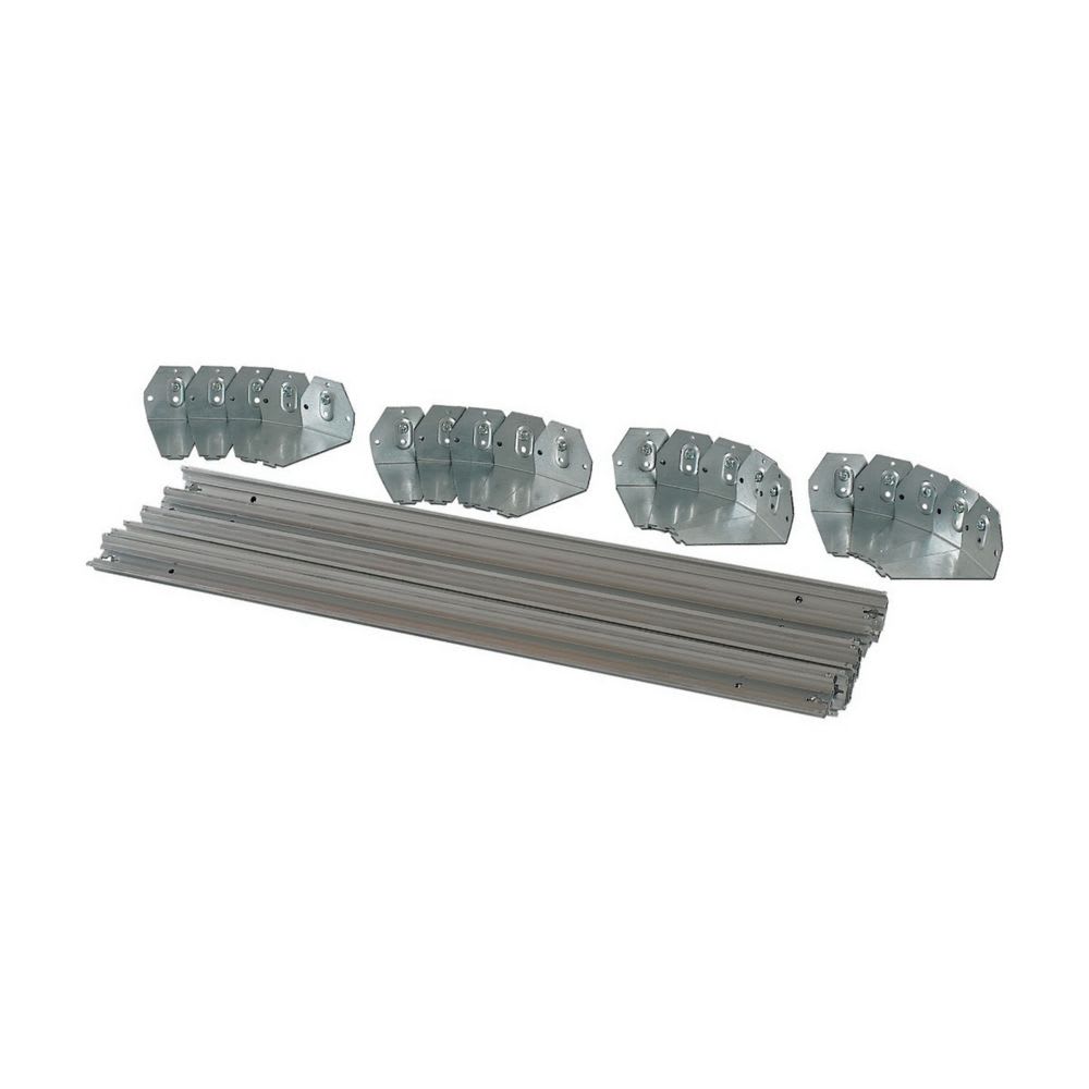 EATON INDUSTRIES - Guida DIN corta con torri di fissaggio fisse, L=800mm, BPZ-DINR35S-800-B DIN 35UM XEB-L 8.