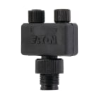 EATON INDUSTRIES - SDOPPIATORE PER SEGNALI DI Splitter SmartWire-DT IP67, con connettore M12 su due boccole M8, a 4 polo, pin 4.