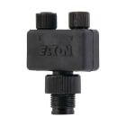 EATON INDUSTRIES - SDOPPIATORE PER SEGNALI DI Splitter SmartWire-DT IP67, con connettore M12 su due boccole M8, a 4 polo, pin 4.