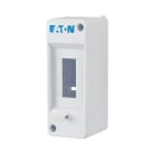 EATON INDUSTRIES - Mini quadro distribuzione compatto, 1 fila 2 SU, IP20, calotta parete 2 moduli.