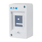 EATON INDUSTRIES - Mini quadro distribuzione compatto, 1 fila 3 SU, IP20 CALOTTA PARETE 3 MODULI.