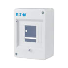 EATON INDUSTRIES - Mini quadro distribuzione compatto, 1 fila 4 SU, IP20 CALOTTA PARETE 4 MODULI.