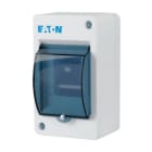 EATON INDUSTRIES - Mini quadro distribuzione compatto, 1 fila 3 SU, IP30 CALOTTA PARETE 3 MOD PORTA TRAS.