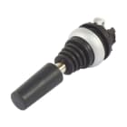 EATON INDUSTRIES - Joystick con punto di commutazione per direzione di manovra, albero in metallo, 2 posizioni, Ghiera frontale colore titanio, stabile, verticale.