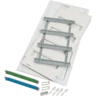 EATON INDUSTRIES - Set di montaggio per 4 file per espansione incasso con morsetto ad innesto a 4 file.