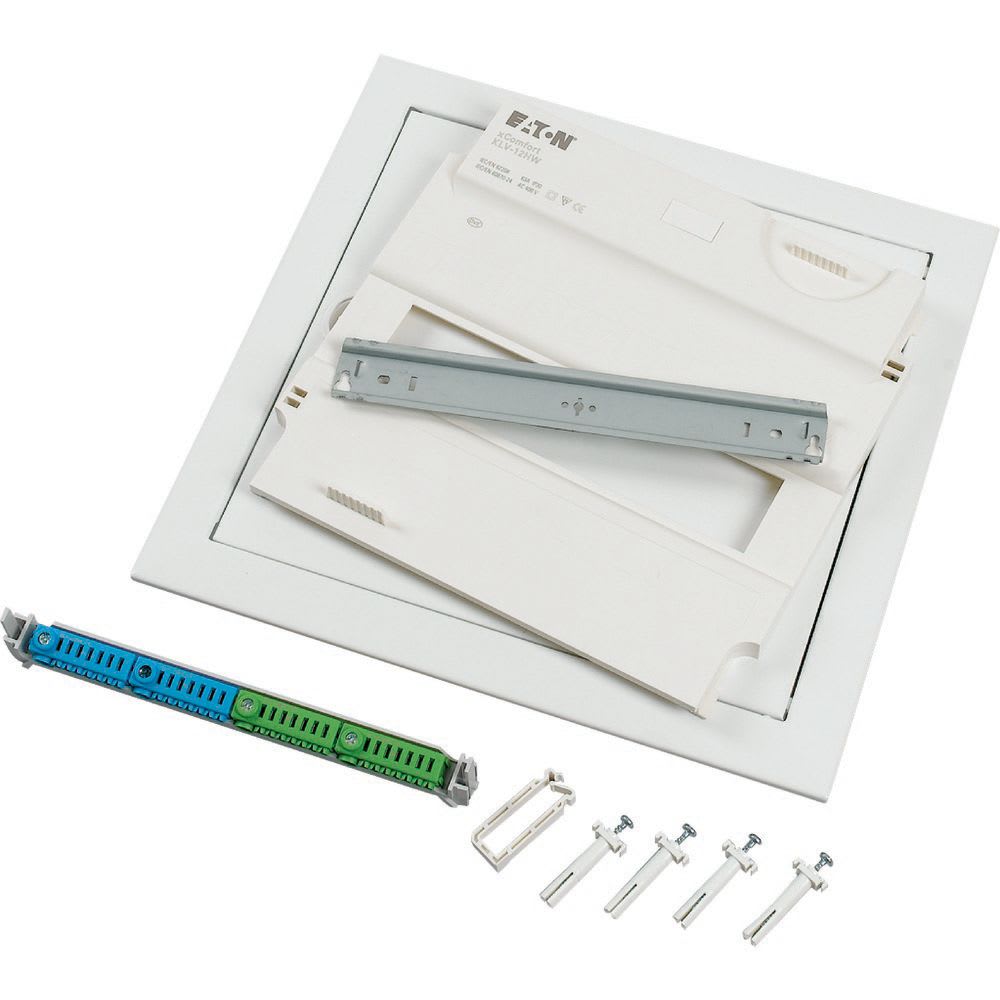 EATON INDUSTRIES - Set espansione parete cava con morsetto ad innesto a 1 fila KLV-SF1HWP-4PR KIT M.CARTONG.