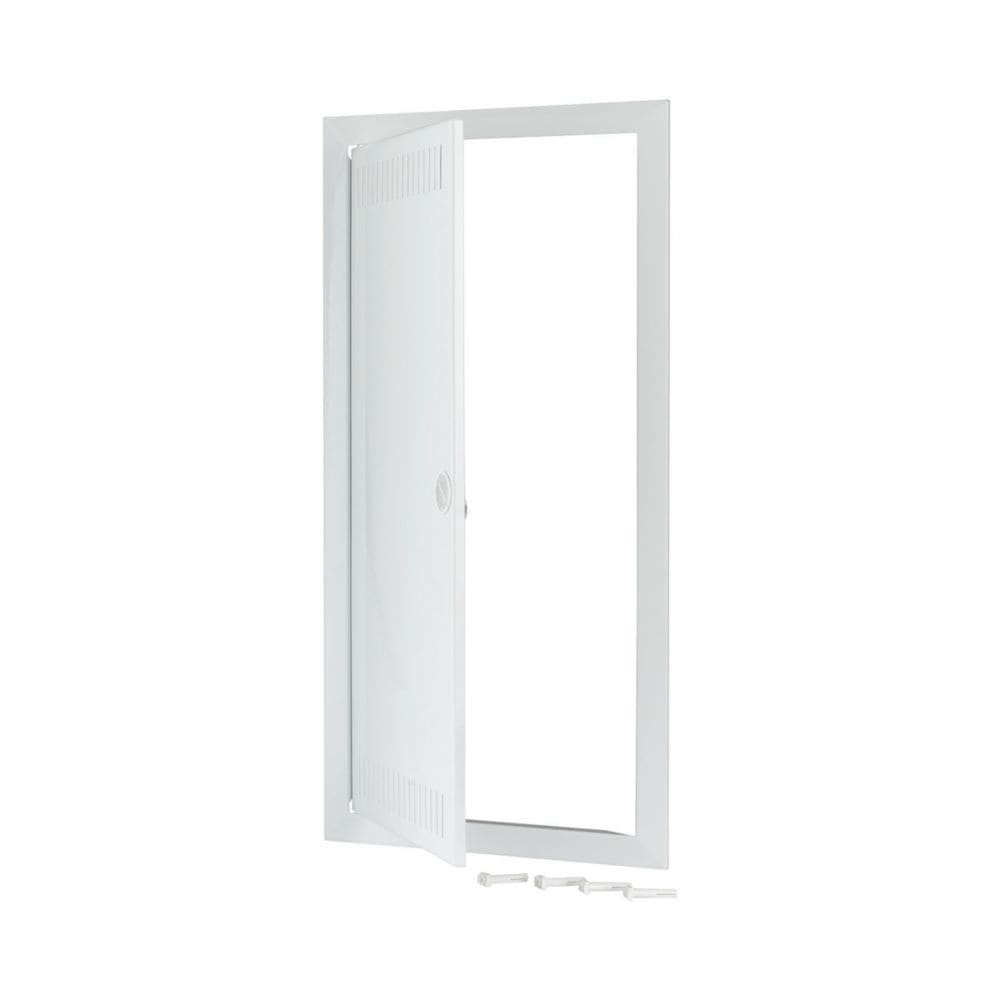 EATON INDUSTRIES - KLV-F4L-4PR in metallo per 4 file multimedia, esterno a incasso/parete cava.