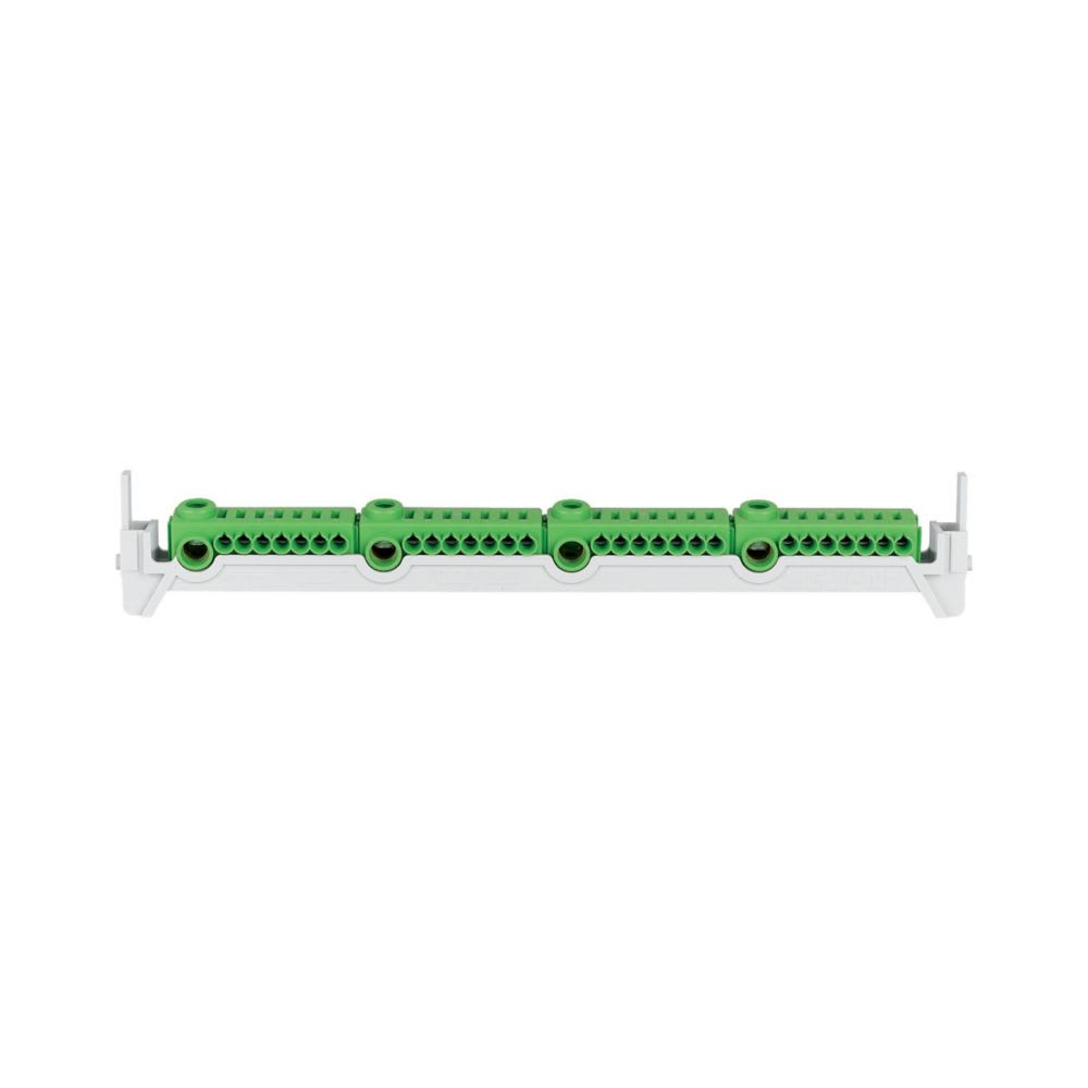 EATON INDUSTRIES - Morsetto a innesto combinato KSK montato su base, KSK-4PE-KLV Morsetto a molla 32XPE con supporto.