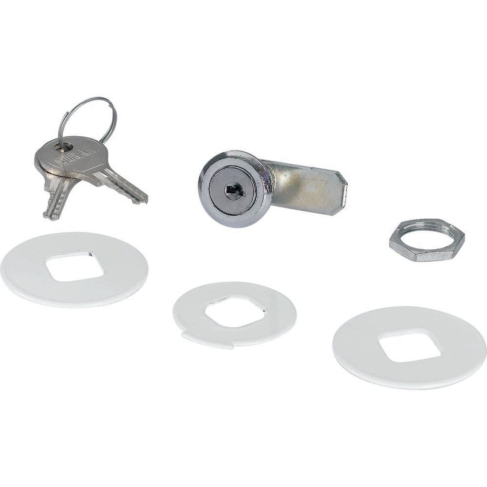 EATON INDUSTRIES - Set di serrature per porta in lamiera di acciaio compatibile con quadro di distribuzione a incasso su parete cava.