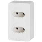 EATON INDUSTRIES - S2-KLV Spina Euro2 doppia presa.