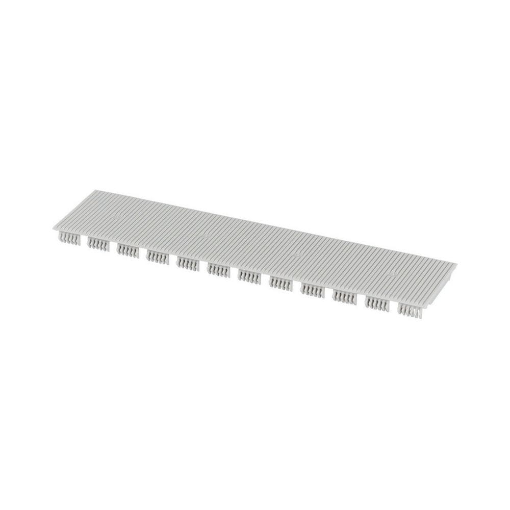 EATON INDUSTRIES - Copertura fori lisci 12 unità modulari grigio spazi vuoti BS-12MF-GY.