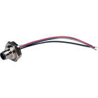 EATON INDUSTRIES - Cavo I/O intestato su due, foro passante connettore M12, 5 cavi, lunghezza 0,15 m.