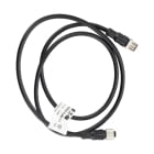 EATON INDUSTRIES - Cavo di collegamento IP67 a 5 poli, 1 metro, preconfezionato con connettore M12 maschio e femmina.